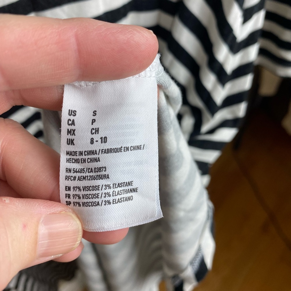 American Eagle Outfitters black and white striped dress, size S - Picture 7 of 12